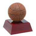 Basketball, Full Color Resin Sculpture - 4"